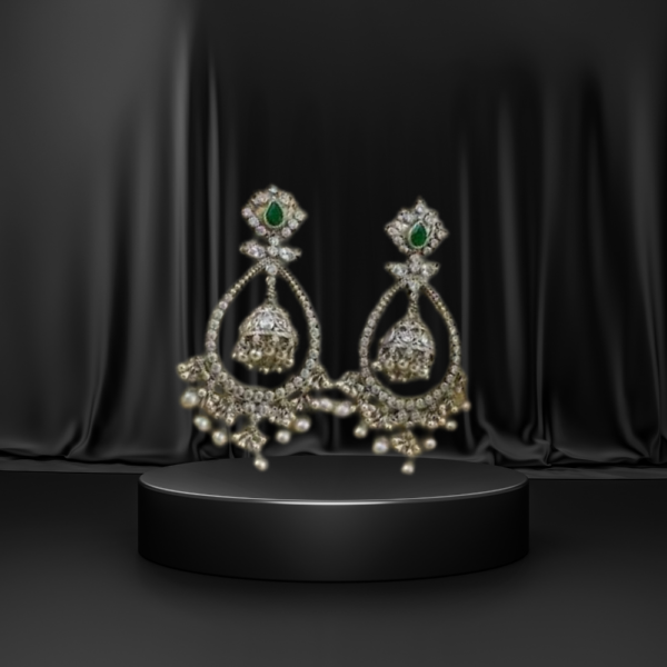 Alibo jhumka silver