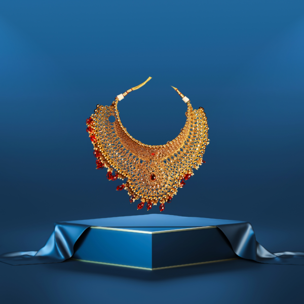 Traditional gold color necklace